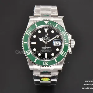Submariner 126610 LV Kermit 904L 41mm ZF Green Ceramic Black Dial SS Bracelet VR3235
