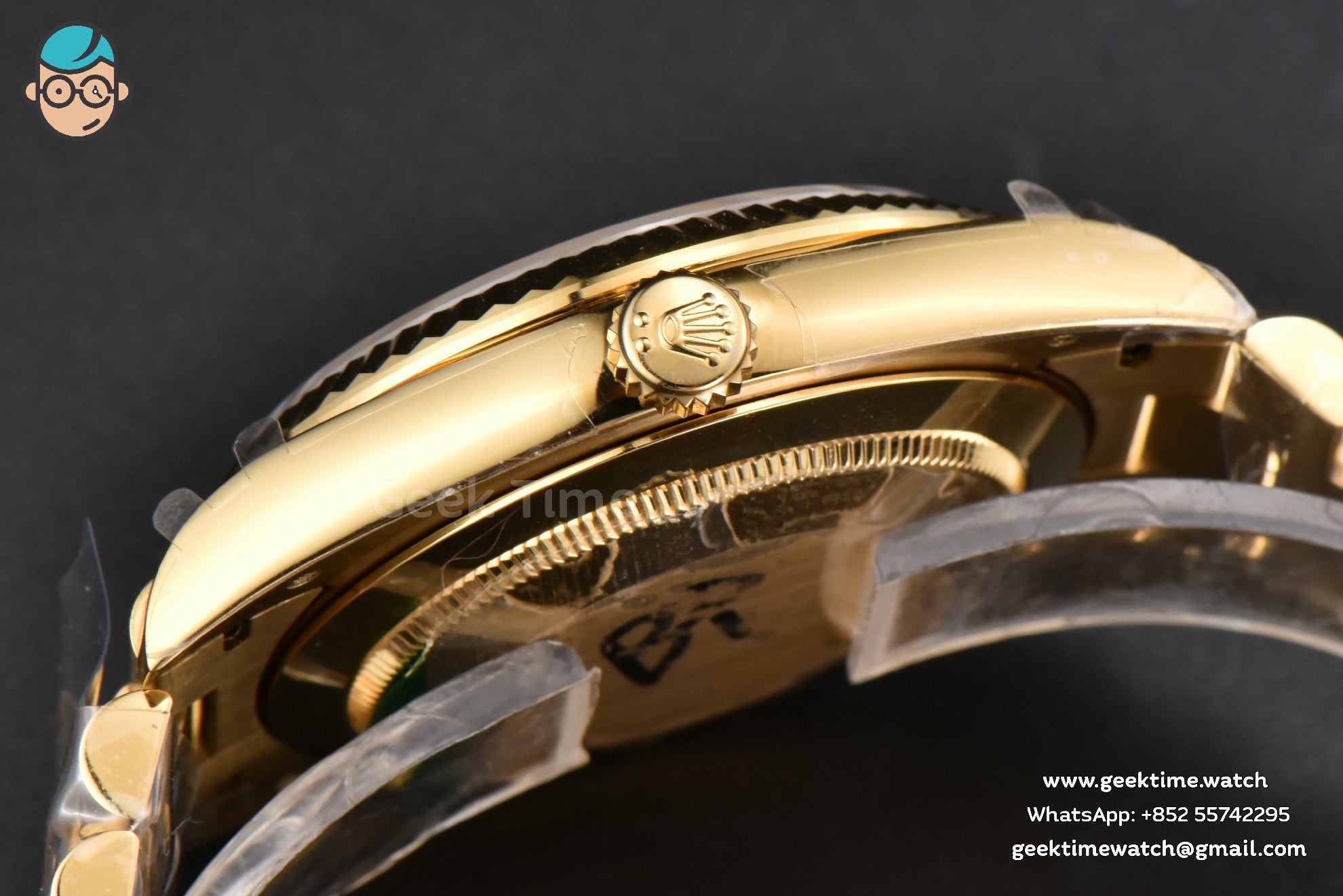 Day-Date 40mm 904L BPF YG quadrante verde bracciale YG A2813 - Image 22