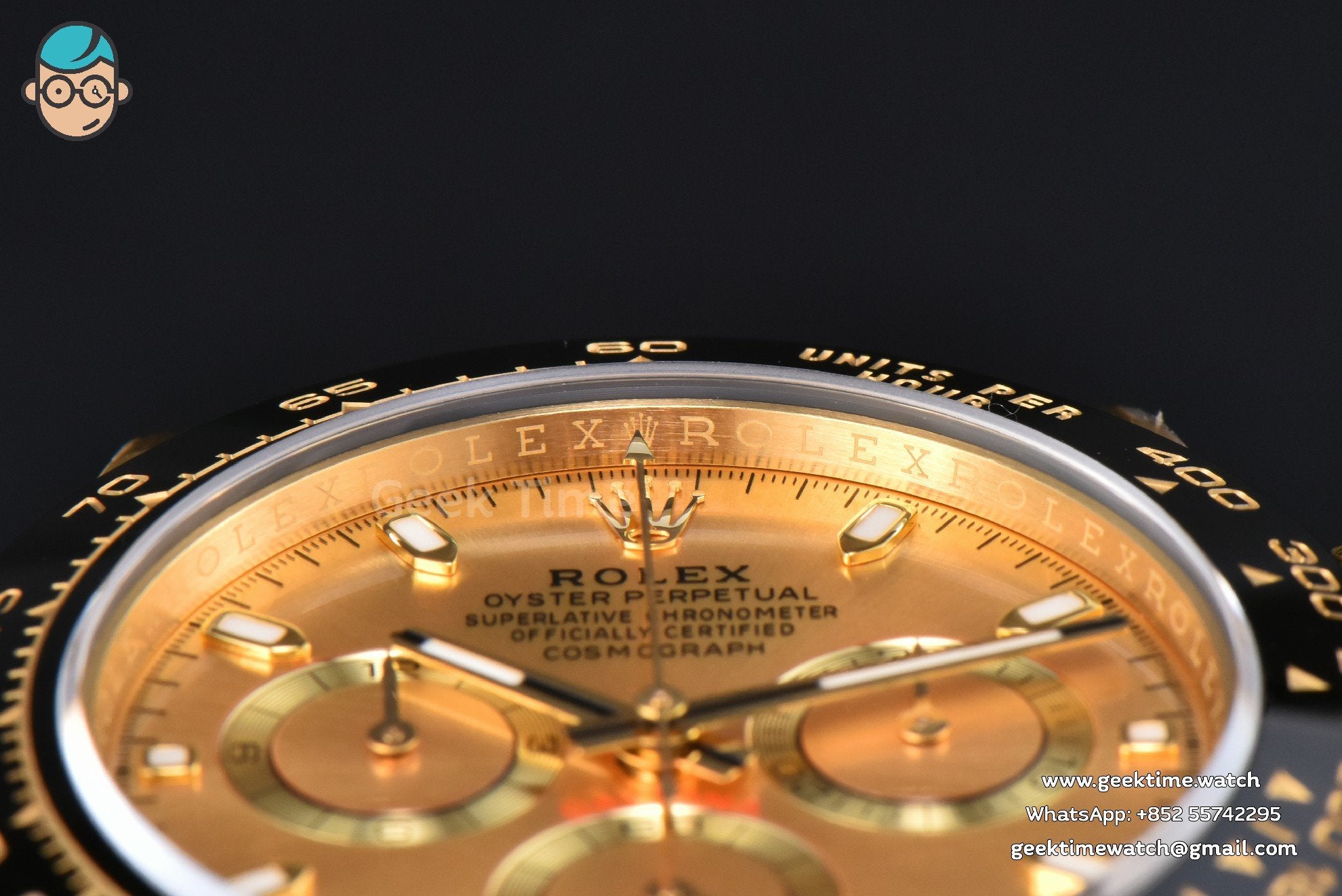 Daytona 116518 YG APSF YG Dial Ceramic Bezel Lume Marker Oysterflex Strap Tungsten Version SH4130 - Image 12