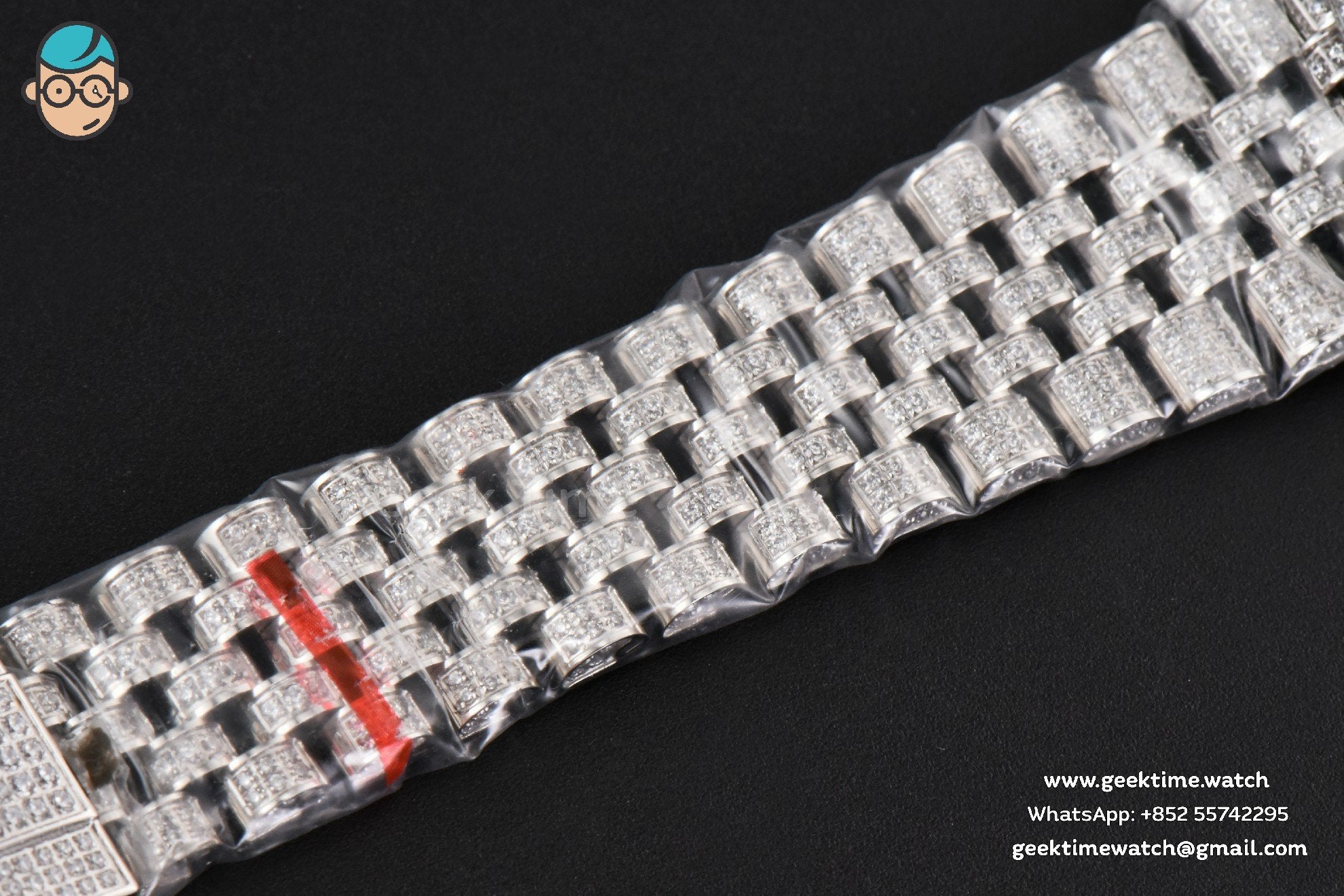DateJust 41mm Full Diamond GMF Blue Dial Jubilee Bracelet A2824 - Image 26
