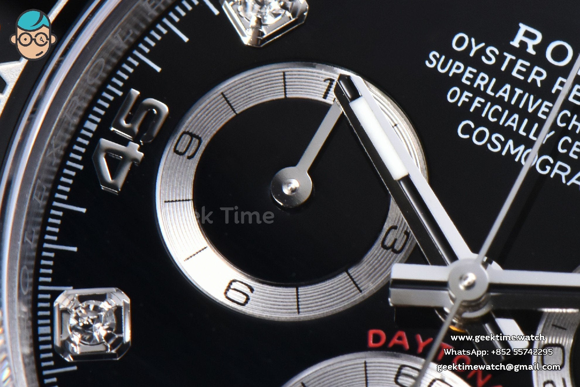 Daytona 116519 SS APSF Black Dial Ceramic Bezel Diamond Marker Oysterflex Strap Tungsten Version SH4130 - Image 6