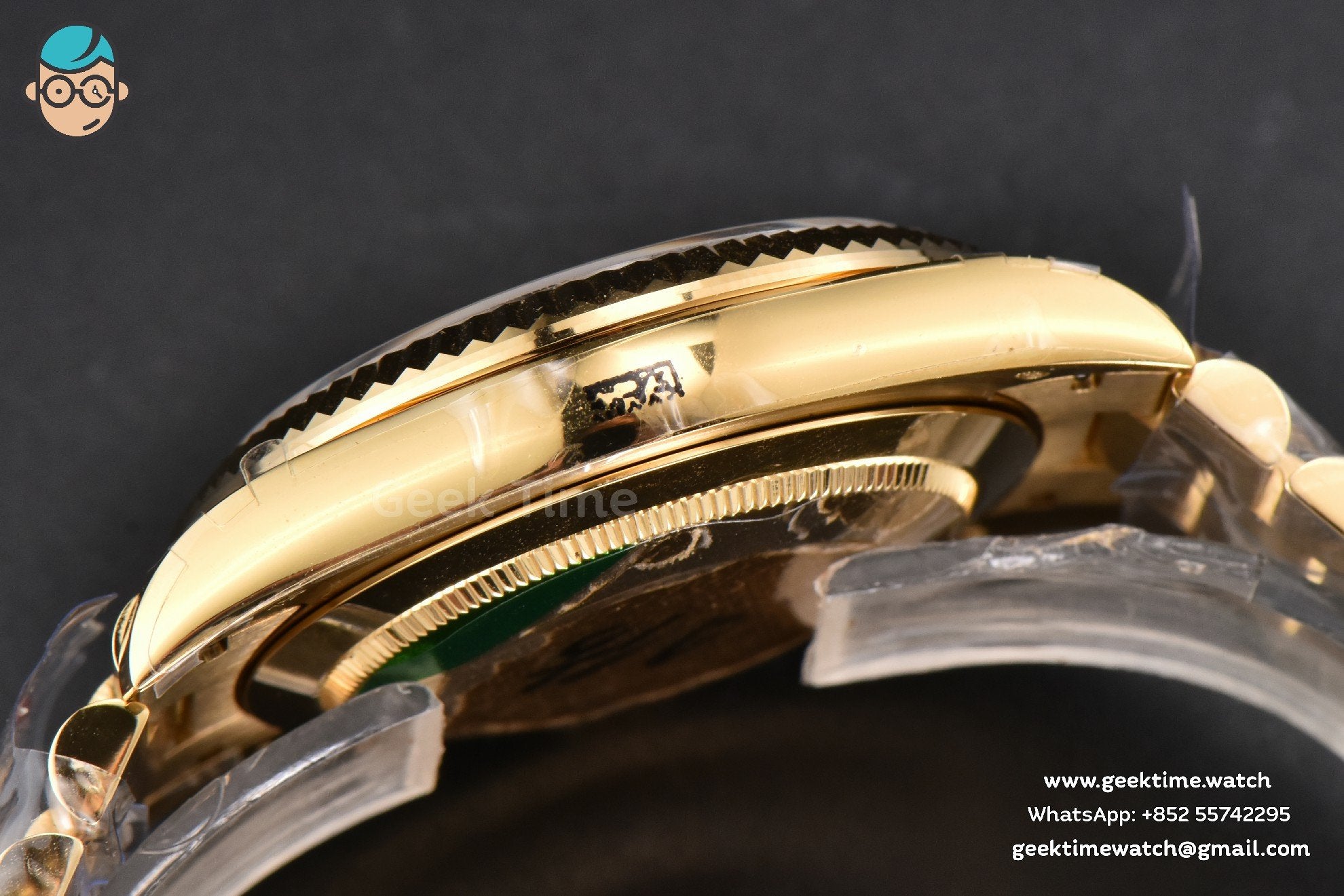 Day-Date 40mm 904L GMF YG esfera verde brazalete YG A2836 - Image 17