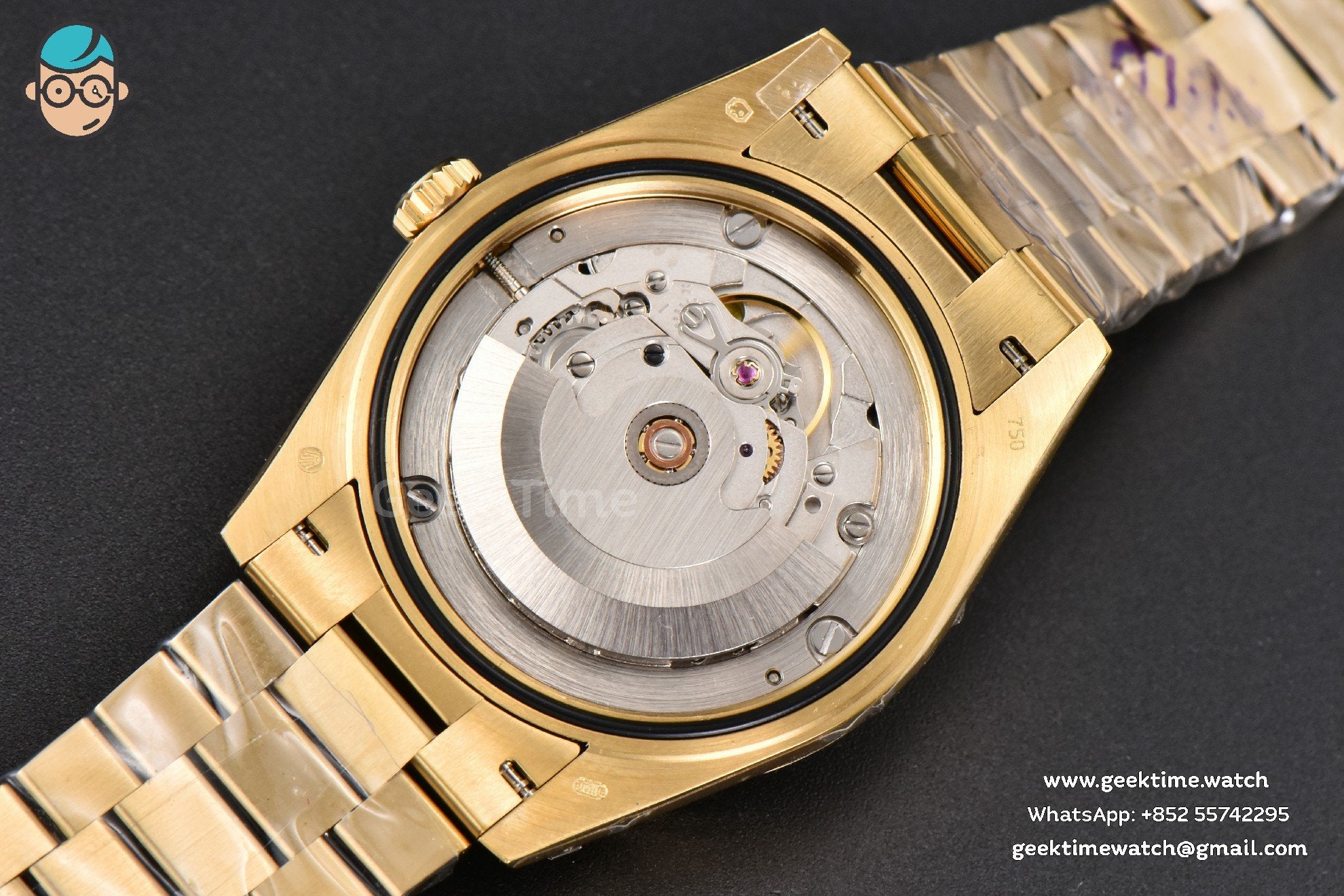 Day-Date 40mm 904L GMF YG esfera verde brazalete YG A2836 - Image 21