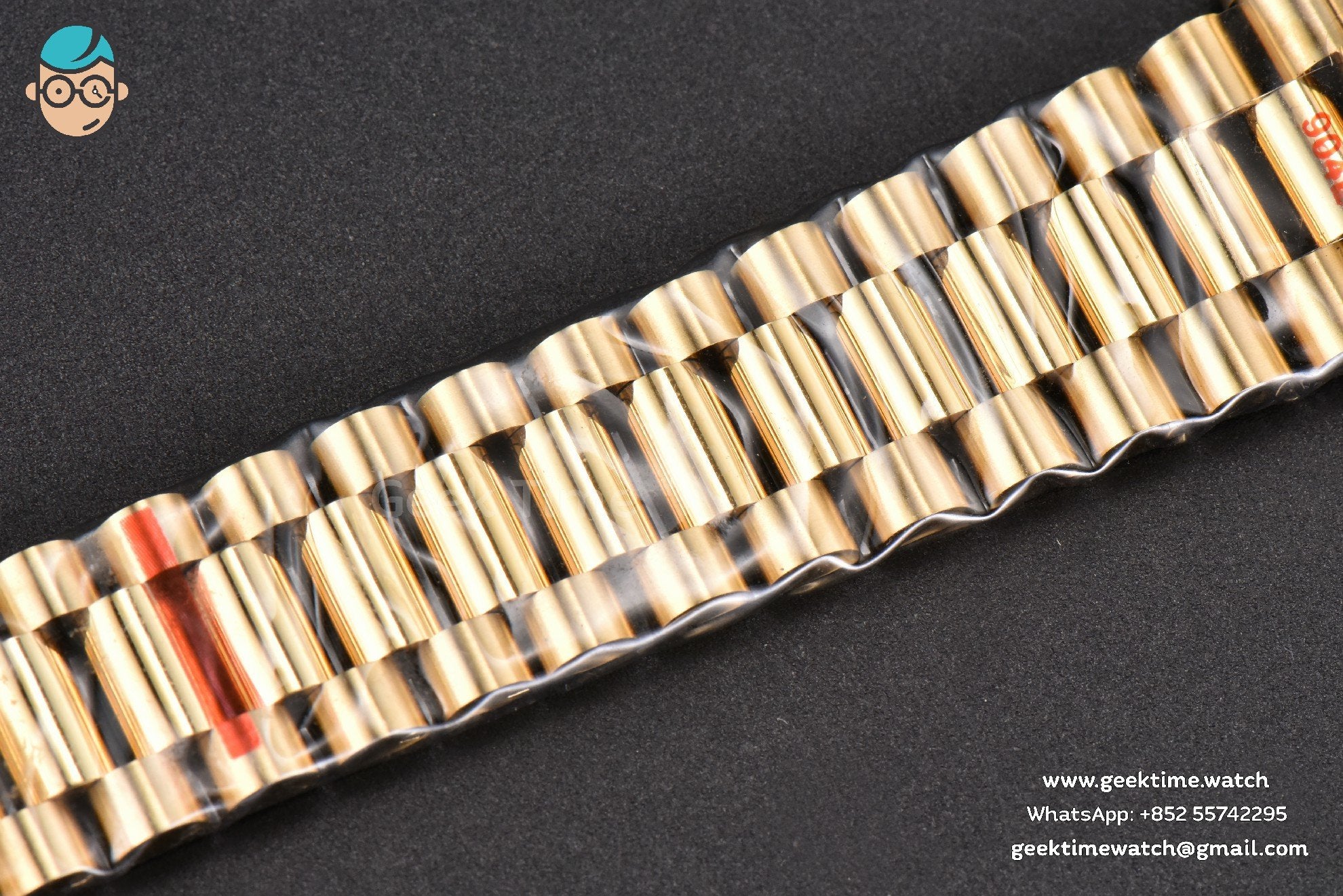 Day-Date 40mm 904L GMF YG esfera verde brazalete YG A2836 - Image 31