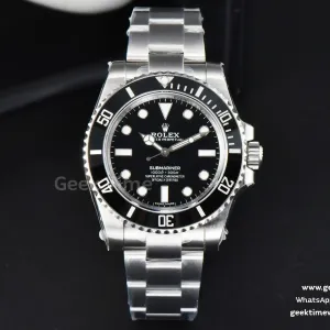 Submariner No Date 114060 40mm 114060 VSF Black Dial SS Bracelet VS3130