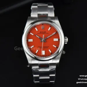 Oyster Perpetual 126000 36mm EWF Red Dial SS Bracelet A3230