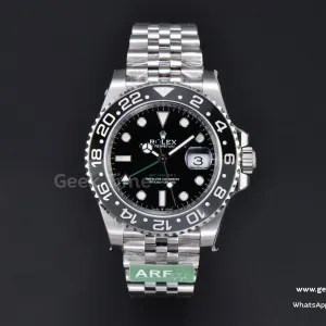 GMT Master II 126710 GRNR 40mm ARF Black DIial Jubilee Bracelet VR3285