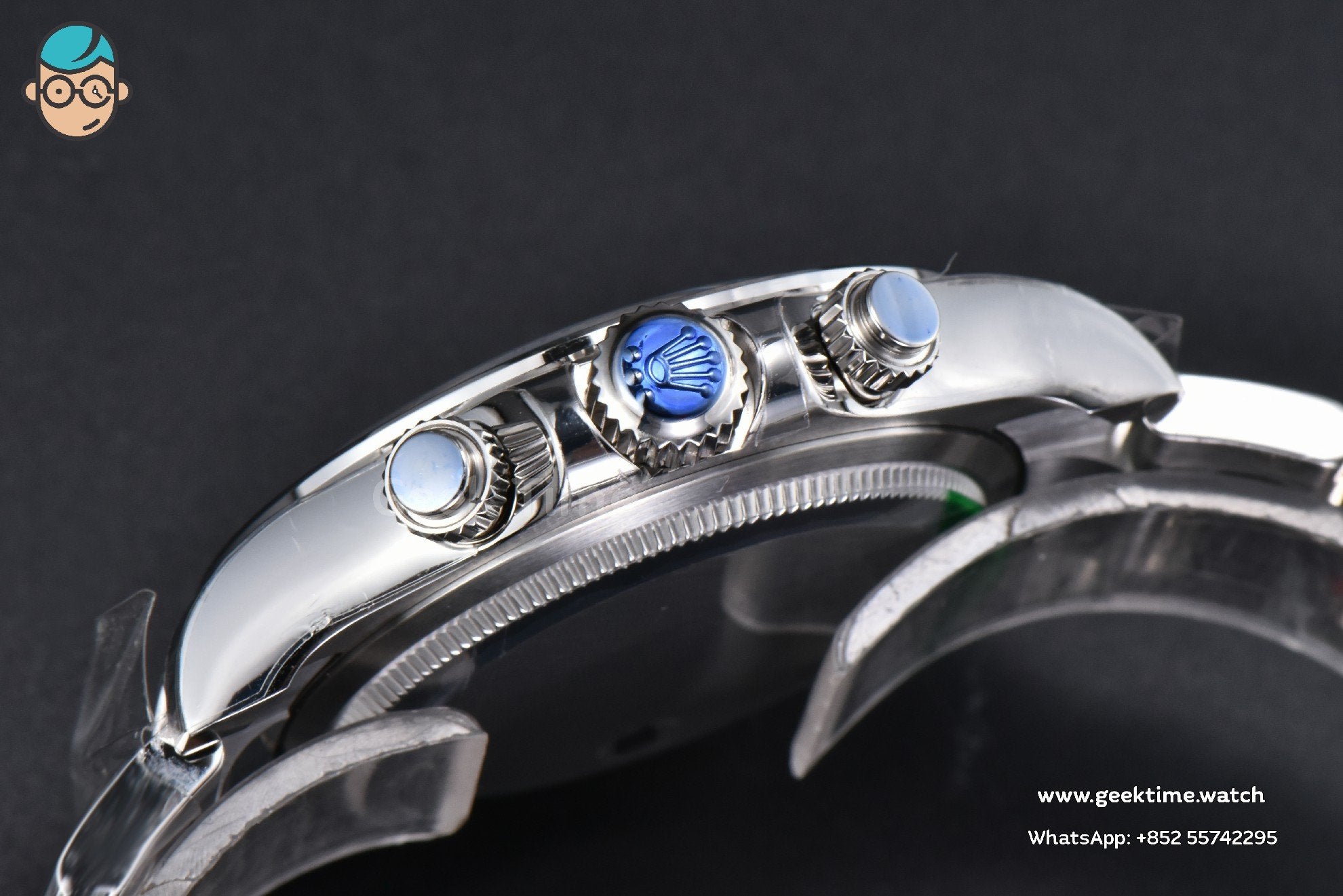 Daytona 126500 Panda 40mm VSF 904L White Dial SS Bracelet A4131 Mod - Image 9