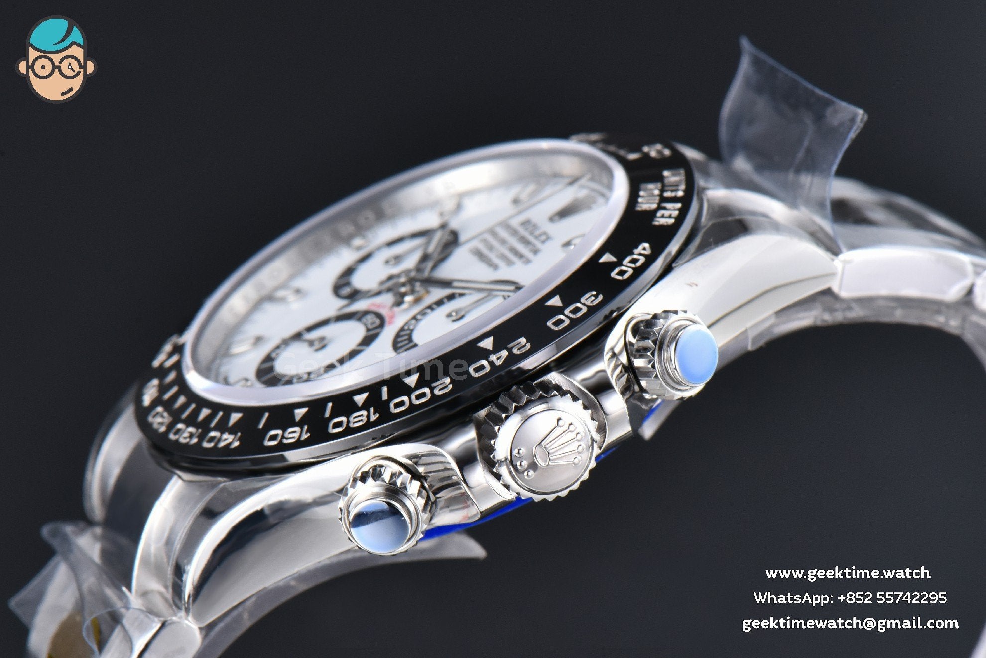 Daytona 116500 SS ZF Panda White Dial SS Bracelet SA4130 - Image 11