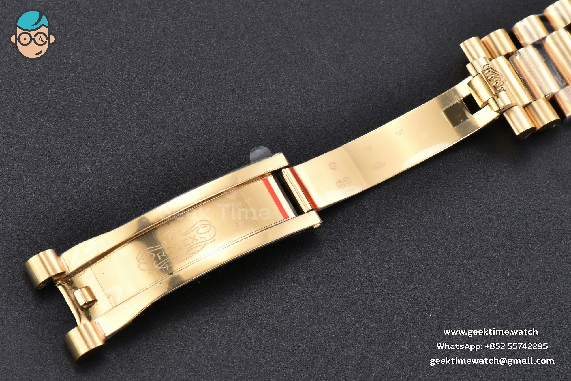 Day-Date 36mm YG GMF quadrante nero indice diamantato bracciale President - Image 21