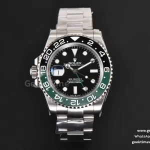 GMT Master II 126720 VTNR 904L V9F Sprite Black/Green Oyster Bracelet SH3285
