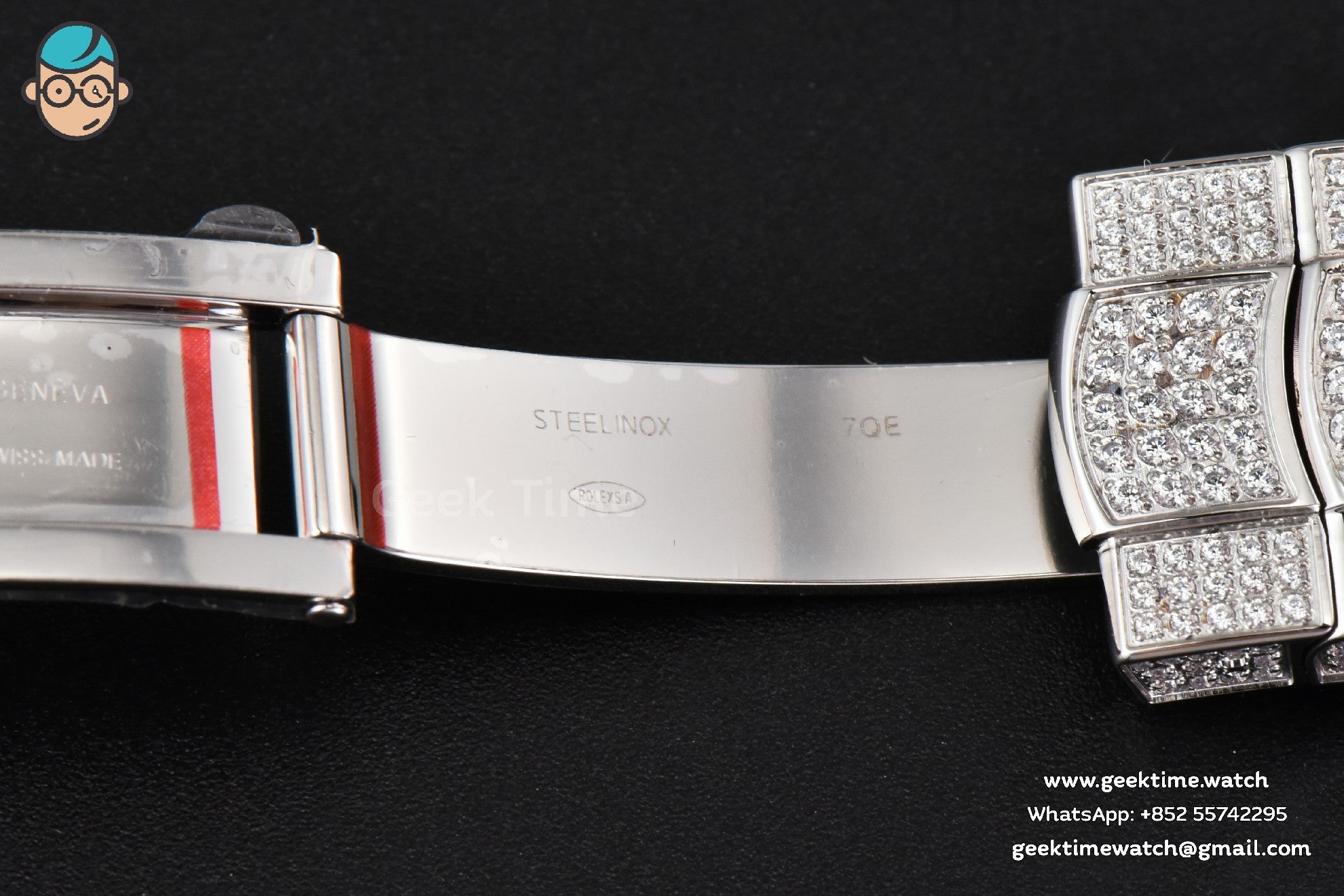 DateJust 41mm Full Diamond GMF Black Dial Jubilee Bracelet A2824 - Image 30