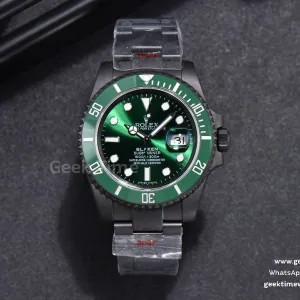 Blaken Submariner 116610 LV IPKF bracciale PVD verde A2836