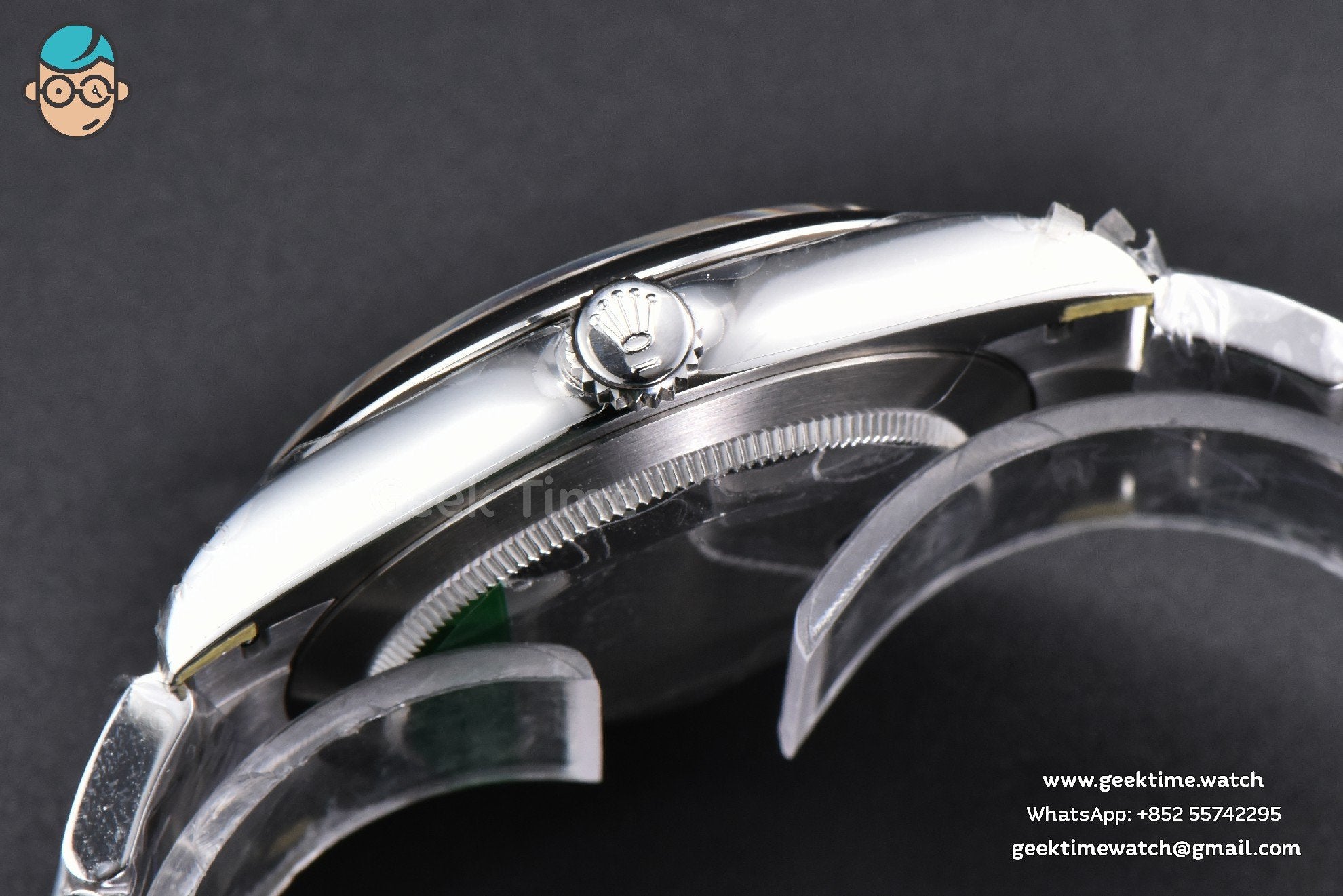 Oyster Perpetual 124300 41mm VSF 904L Green Dial Oyster Bracelet VS3235 - Image 15