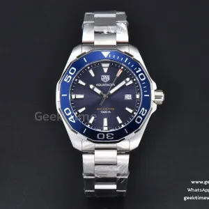 Aquaracer 300M 41mm OF quadrante viola bracciale SS SW200