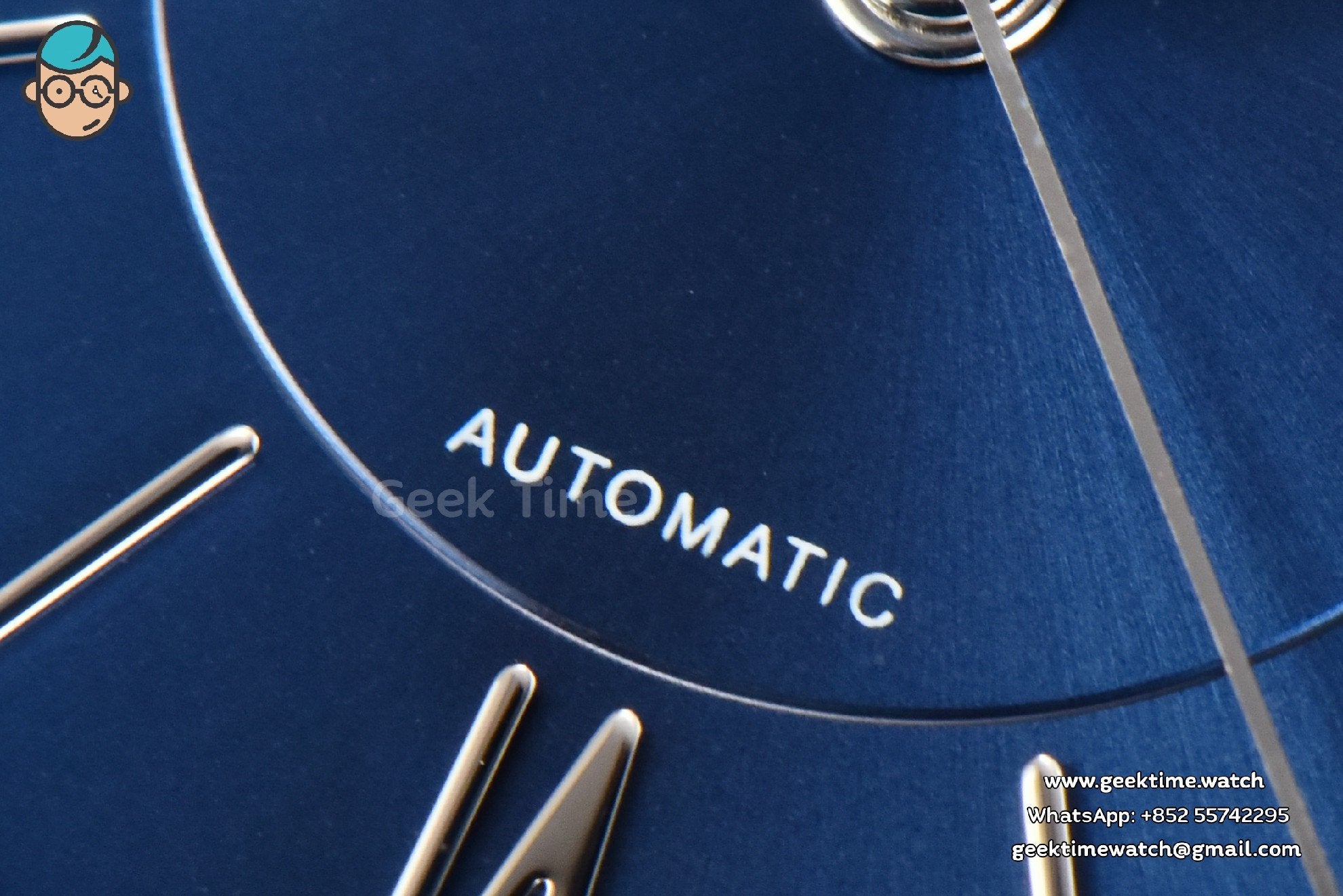 Portofino V7F 37mm Blue Dial Silver Marker Black Leather Strap A2892 - Image 5