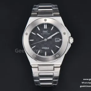 Ingenieur 40mm GHF esfera negra texturizada brazalete MY9015