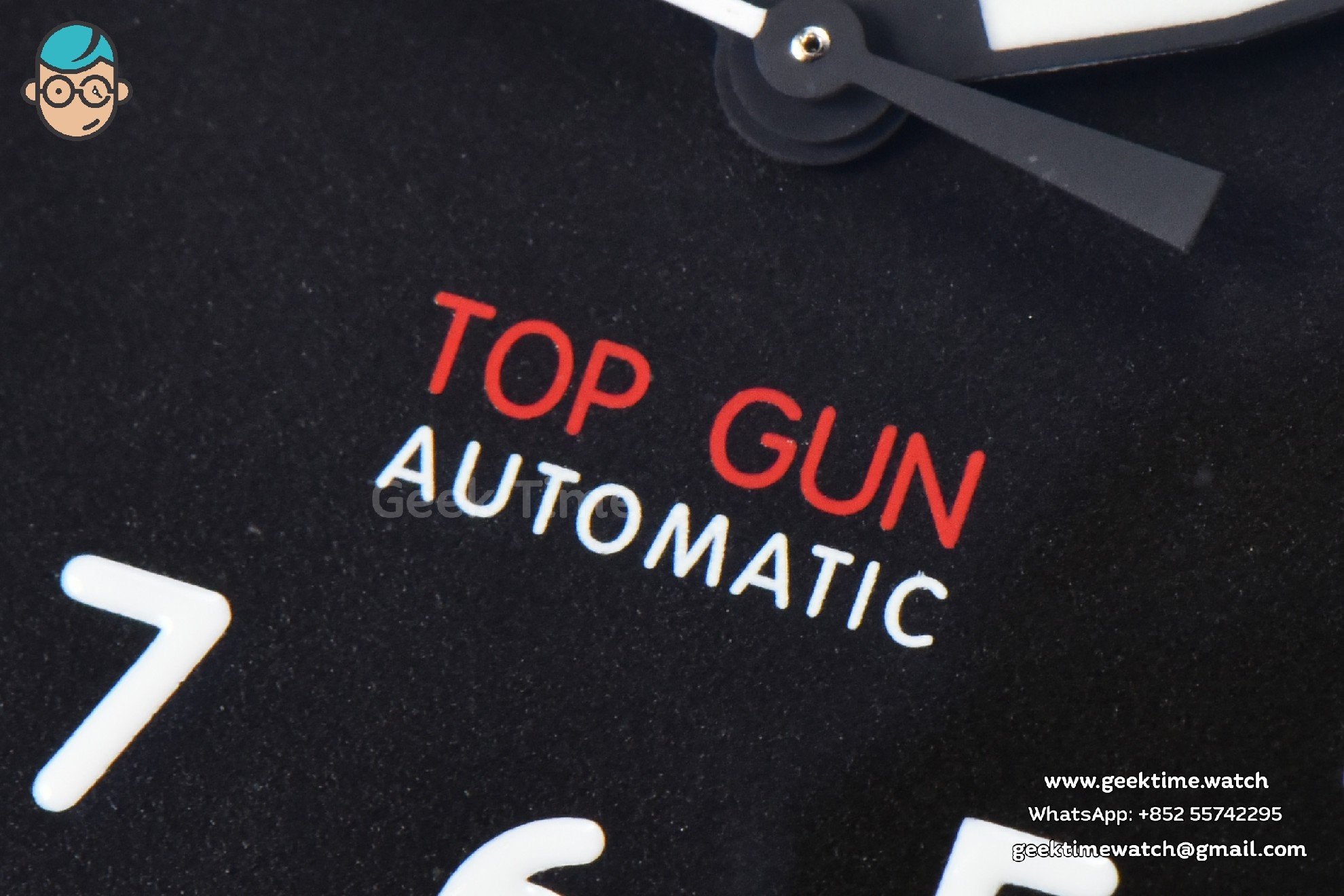 Top Gun IW326901 Ceramic 41mm M+F Black Dial Black Nylon Strap 9015 - Image 4