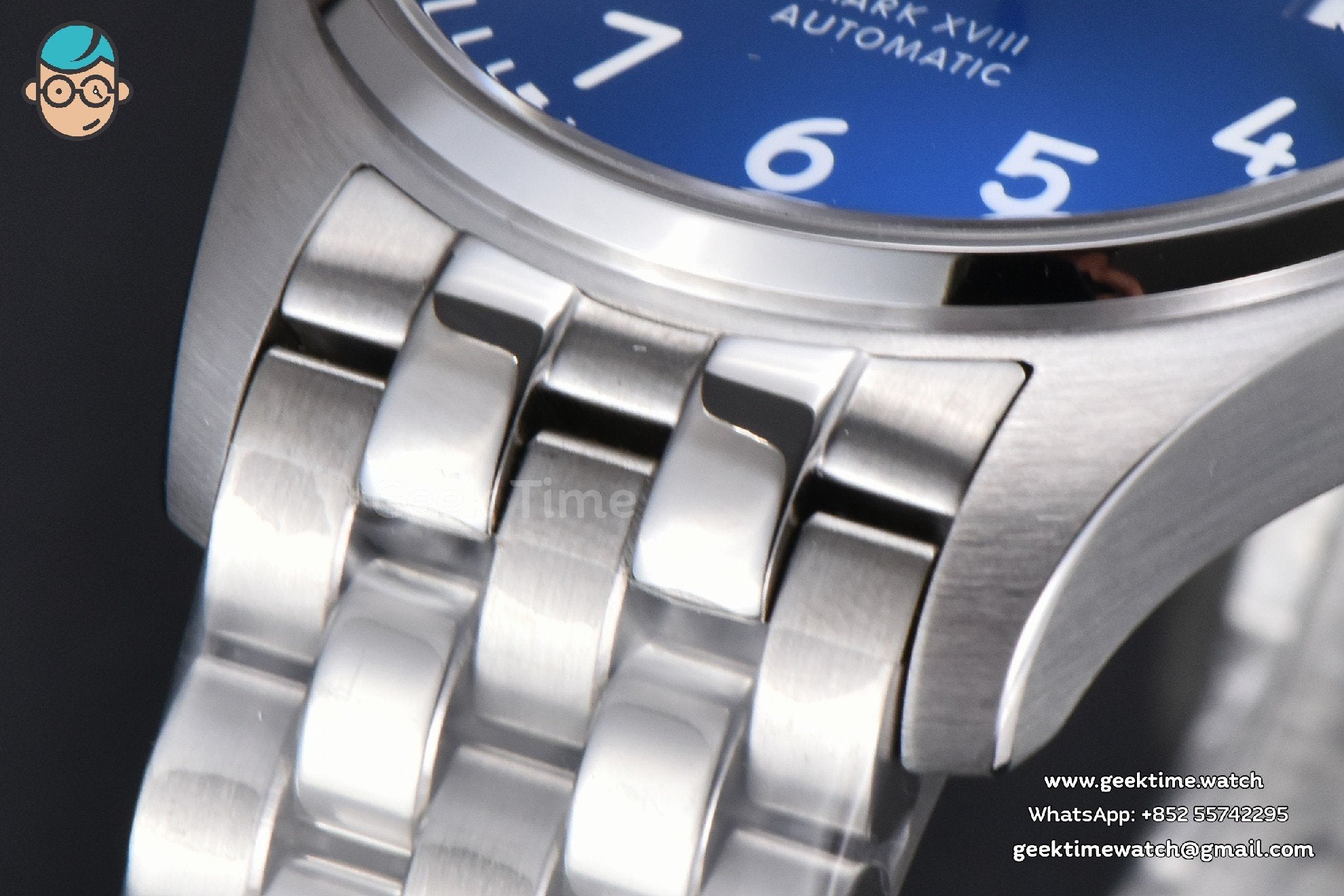 Mark XVIII IW327016 V7F 40mm esfera azul ‘Little Prince’ brazalete SS V7F A2892 - Image 8