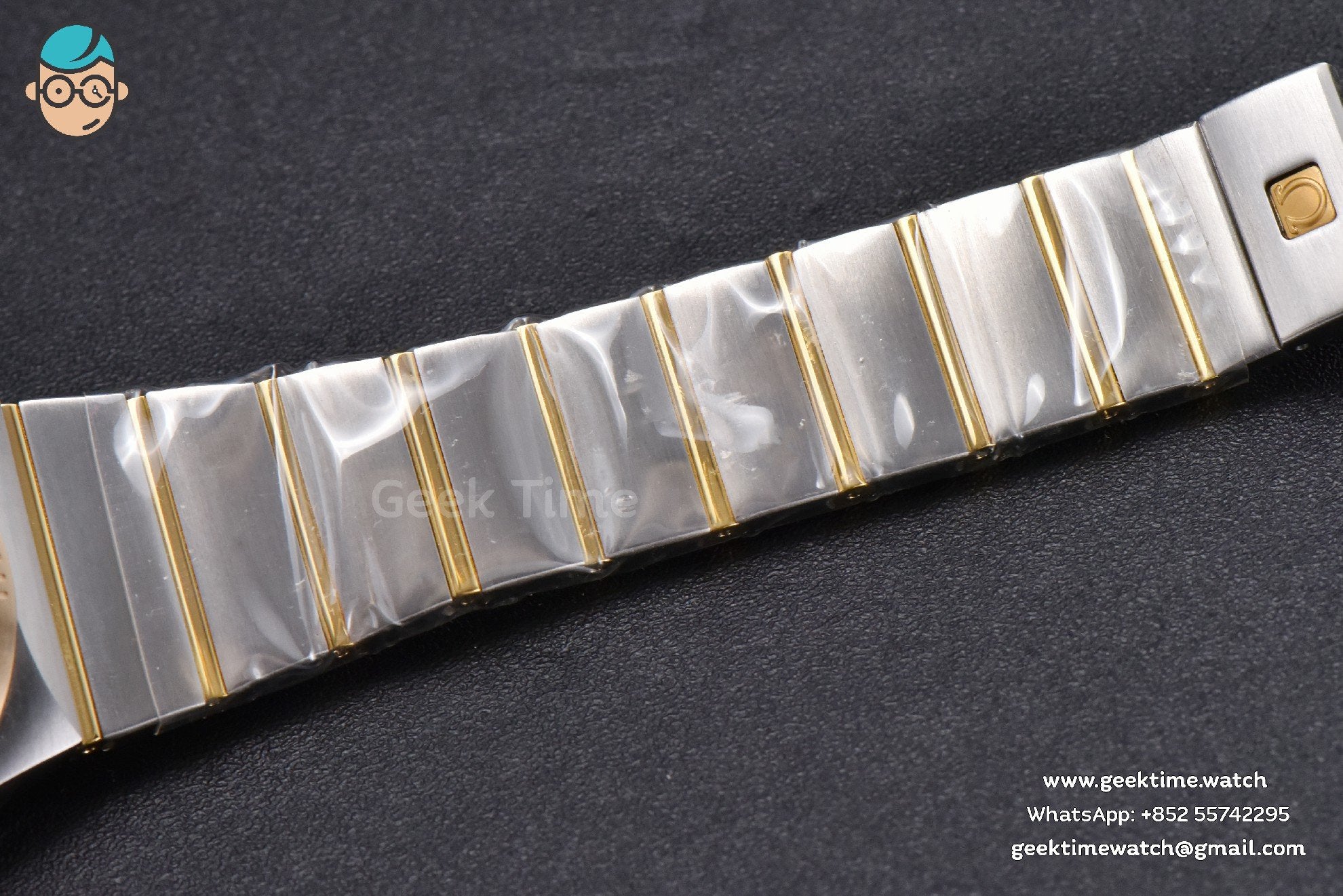 Constellation VSF 38mm YG/SS White Textured Dial YG/SS Bracelet A8500 - Image 19