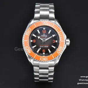 Seamaster 6000M Ultra Deep 45.5mm VSF bisel naranja esfera marrón brazalete SS A8912