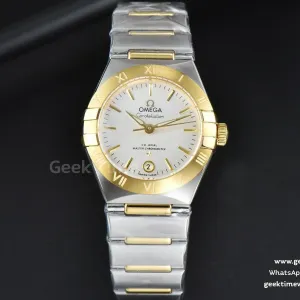 Constellation 29mm TWSF YG esfera blanca brazalete YG/SS A8700