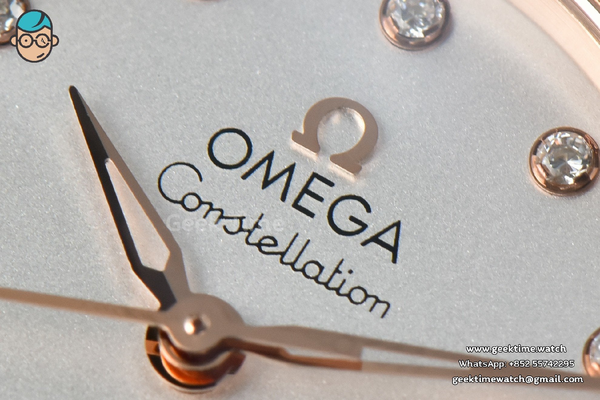 Constellation 29mm TWSF RG cadran blanc bracelet RG/SS A8700 - Image 3