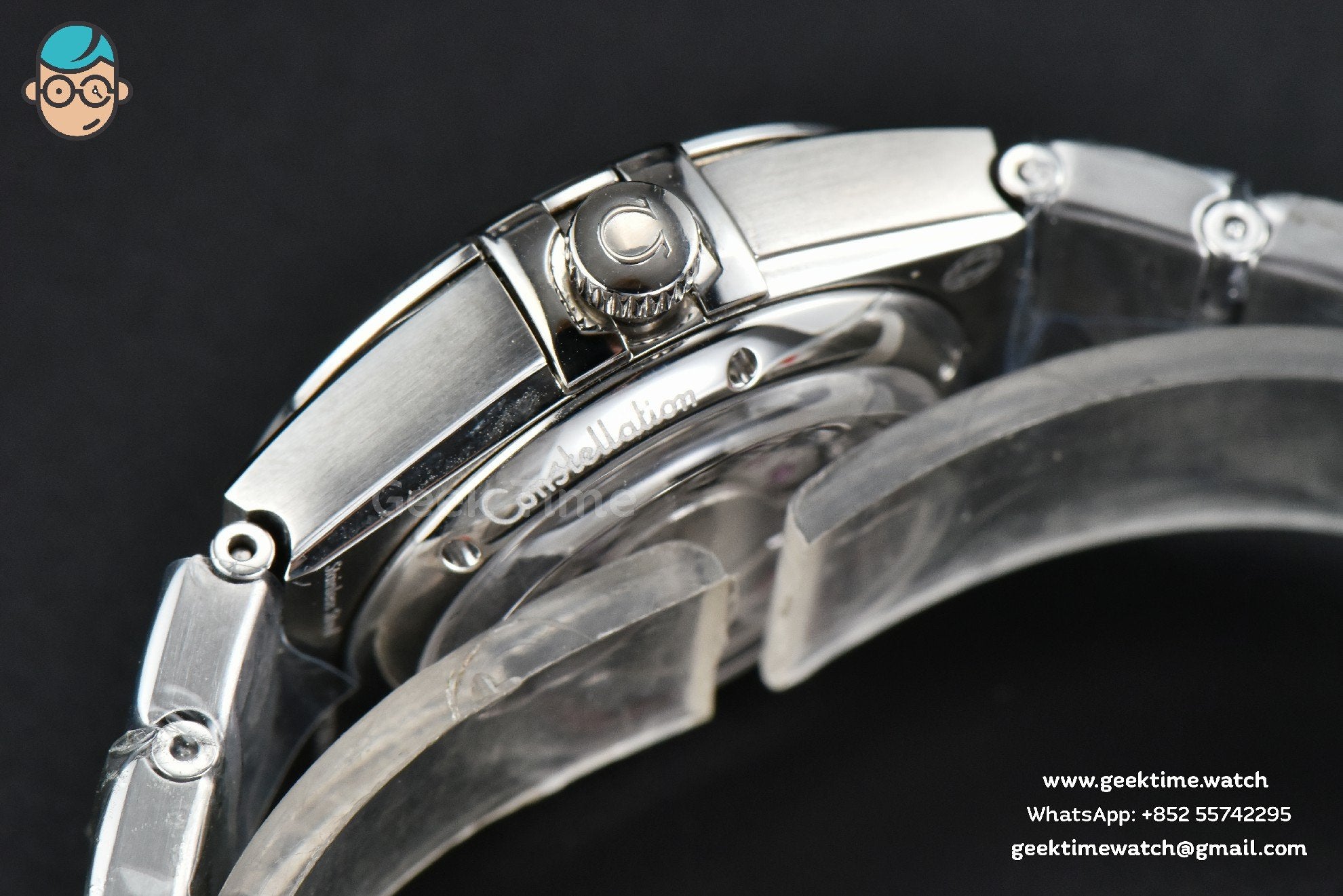 Constellation 29mm TWSF RG cadran blanc bracelet RG/SS A8700 - Image 11