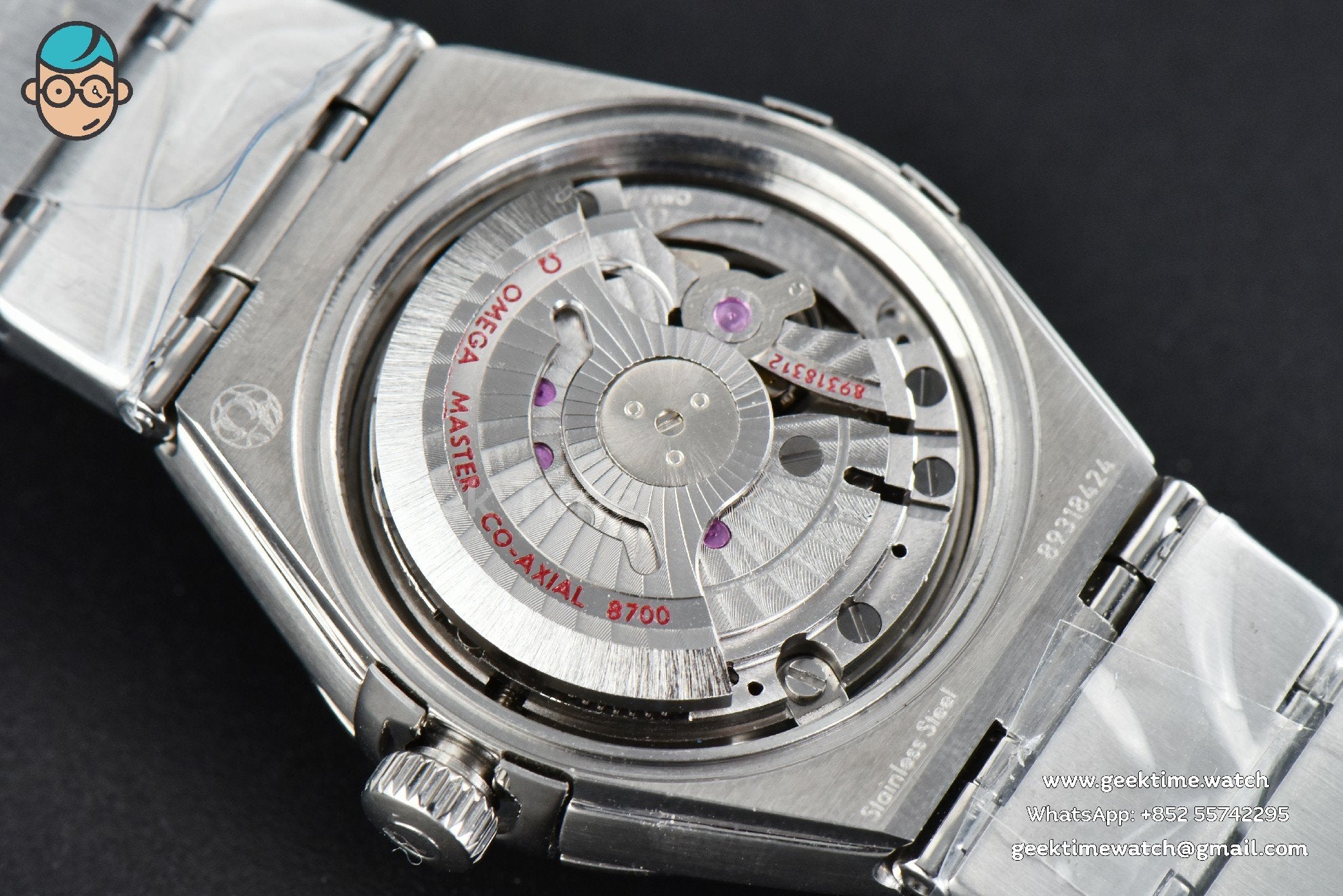 Constellation 29mm TWSF RG cadran blanc bracelet RG/SS A8700 - Image 16