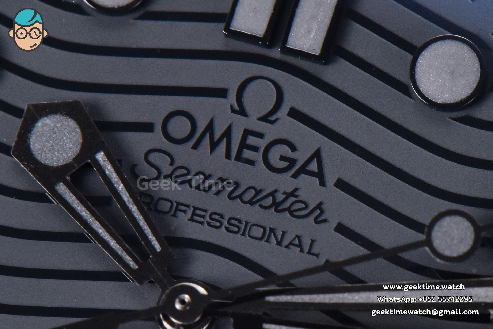 Seamaster Diver 300M Ceramic Nekton ORF 43.5mm Black Dial Rubber Strap A8806 - Image 3