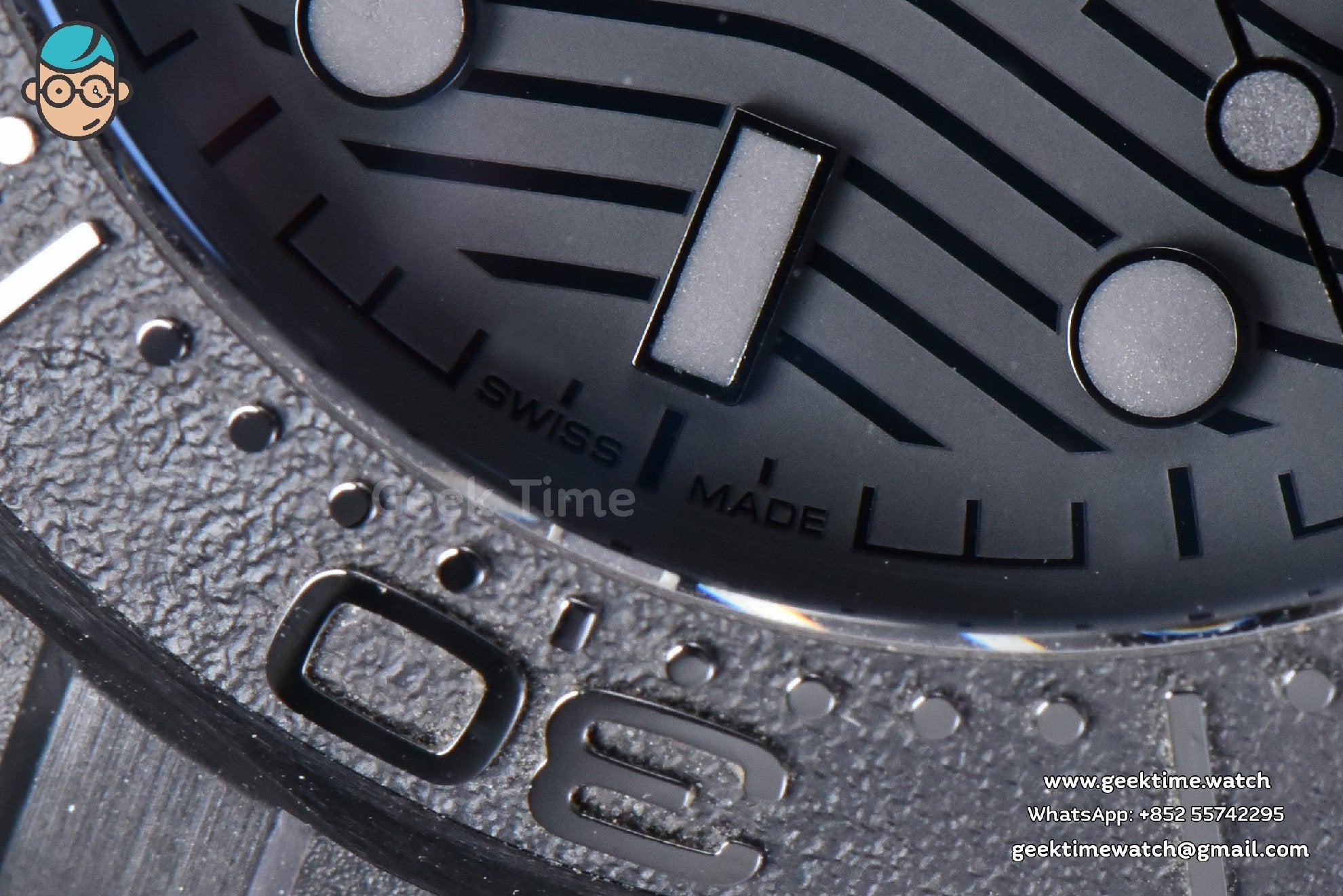 Seamaster Diver 300M Ceramic Nekton ORF 43.5mm Black Dial Rubber Strap A8806 - Image 6