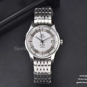 De Ville Hour Vision VSF 41mm esfera blanca/plateada brazalete SS A8500