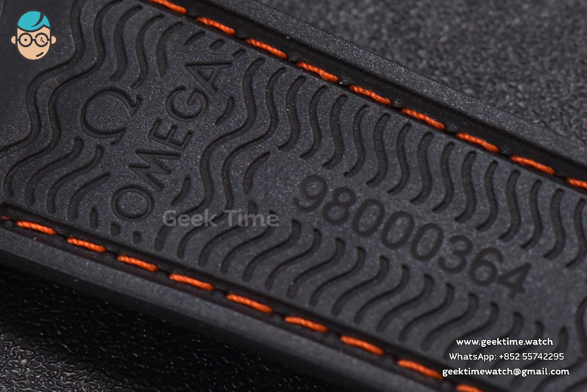 Planet Ocean 600m 42mm VSF Black Dial Orange Marker Rubber Strap A8500 - Image 20