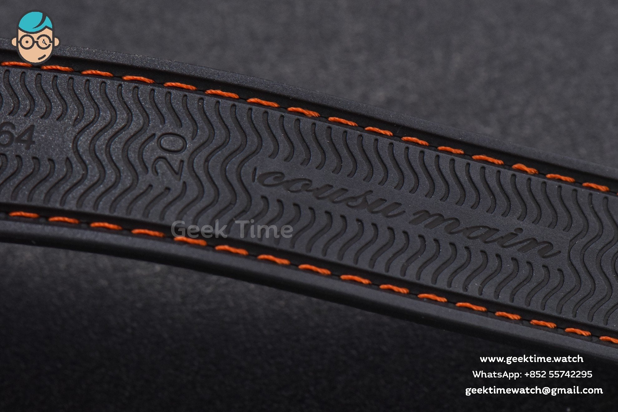 Planet Ocean 600m 42mm VSF Black Dial Orange Marker Rubber Strap A8500 - Image 21