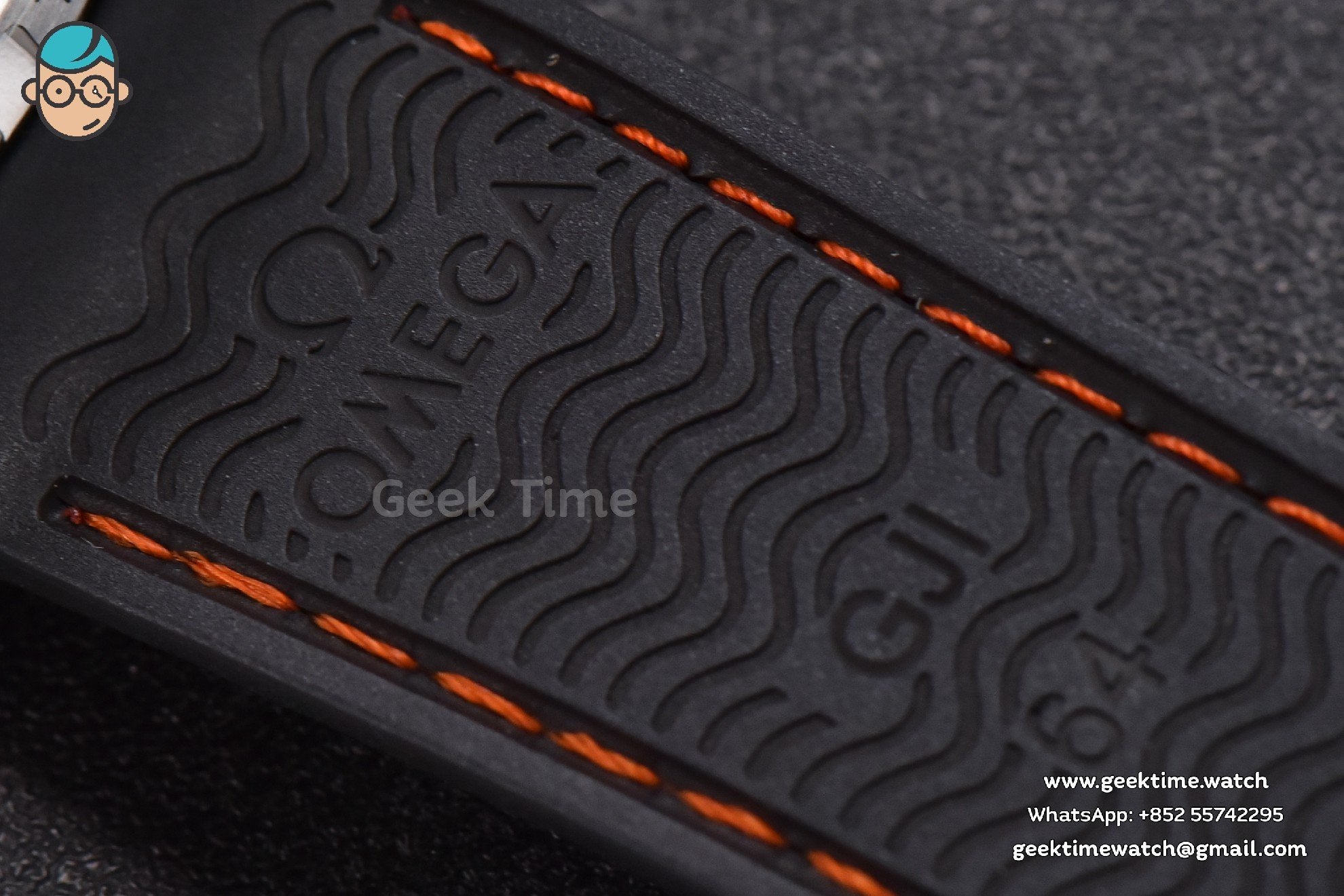 Planet Ocean 600m 42mm VSF Black Dial Orange Marker Rubber Strap A8500 - Image 22