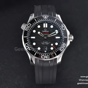Seamaster Diver 300M VSF 42mm schwarzes Zifferblatt Kautschukarmband A8800