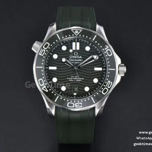 Seamaster Diver 300M 42mm ZF grüne Keramik grünes Zifferblatt grünes Kautschukarmband A8800