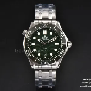 Seamaster Diver 300M 42mm VSF cerámica verde esfera verde brazalete SS A8800