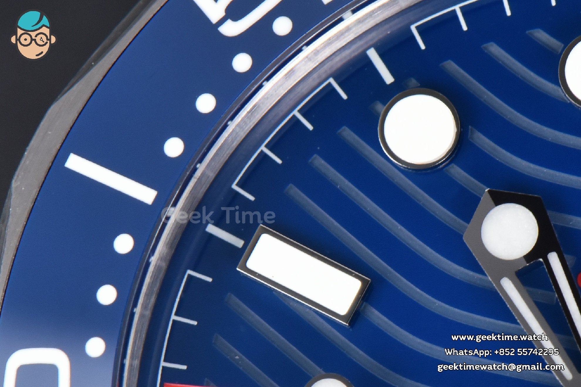Seamaster Diver 300M 42mm ZF Blue Ceramic Blue Dial Blue Rubber Strap A8800 - Image 4