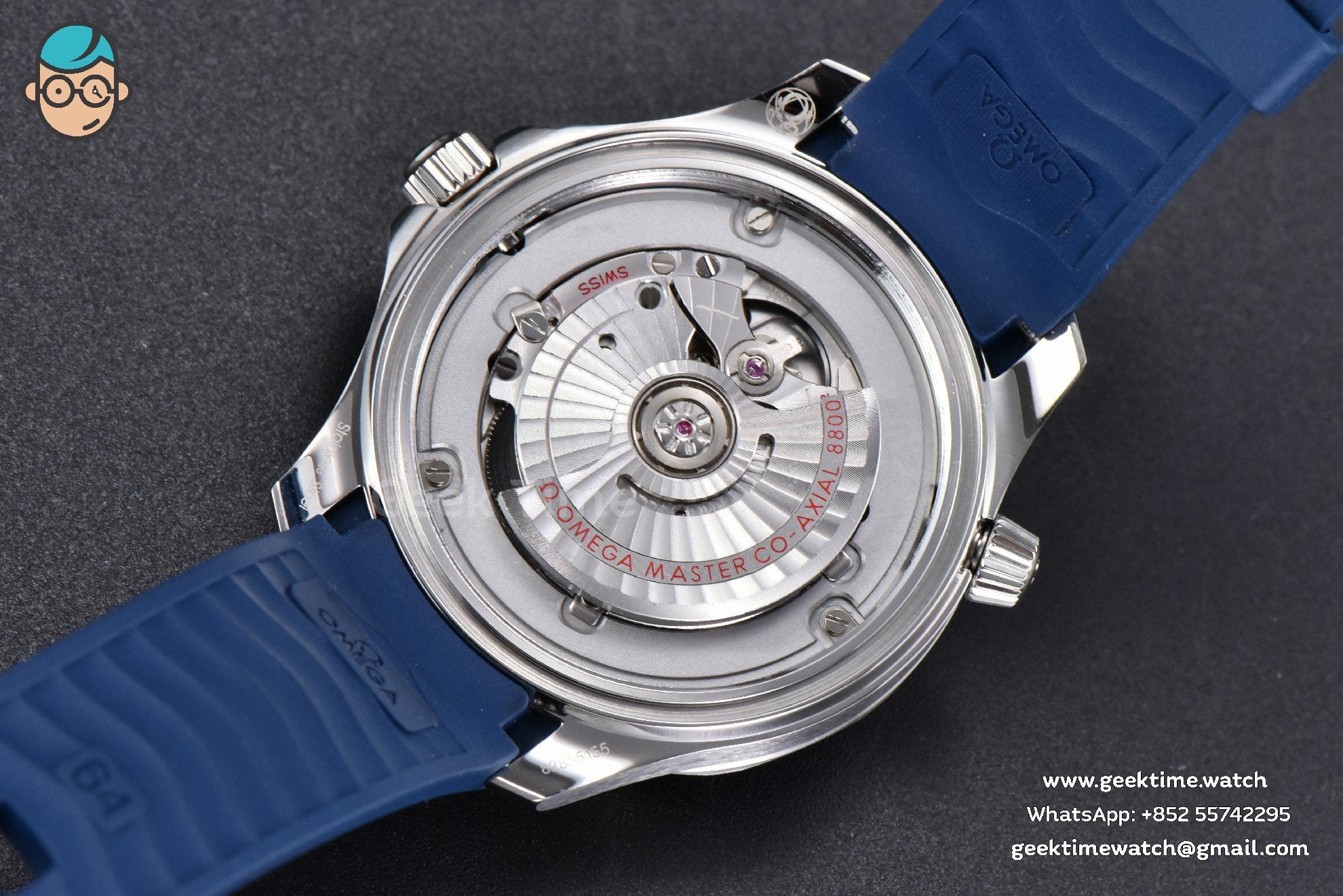 Seamaster Diver 300M 42mm ZF Blue Ceramic Blue Dial Blue Rubber Strap A8800 - Image 18