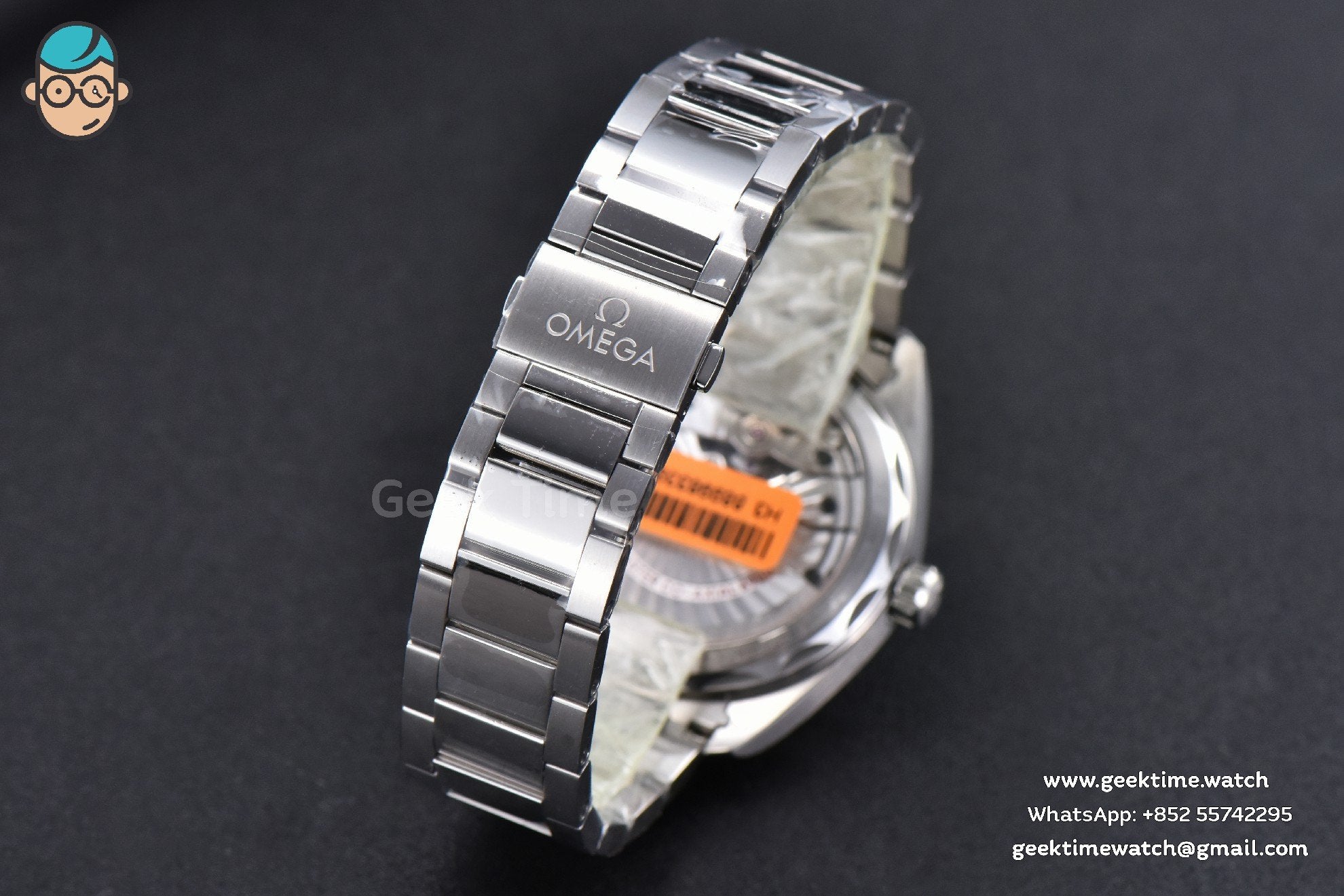 Aqua Terra 150M VSF 41mm quadrante bianco lancetta arancione indici argento bracciale SS A8900 - Image 24