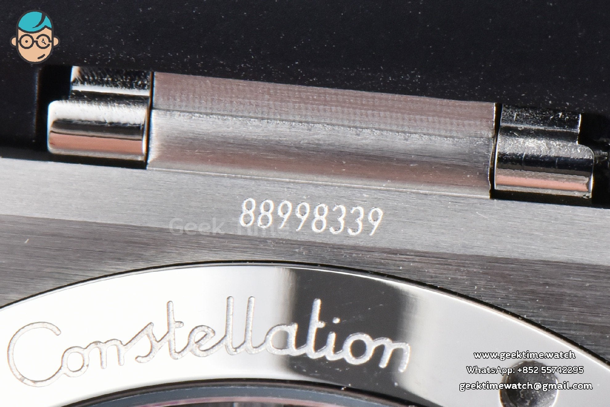 Constellation 41mm VSF Black Ceramic Black Dial Black Gummy Strap A8900 - Image 15