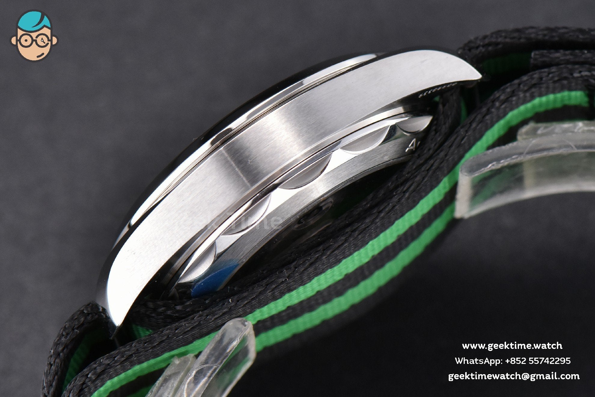 Aqua Terra 150M Master Chronometers VSF 41mm schwarzes Zifferblatt grüner Zeiger Nylonarmband A8900 - Image 10