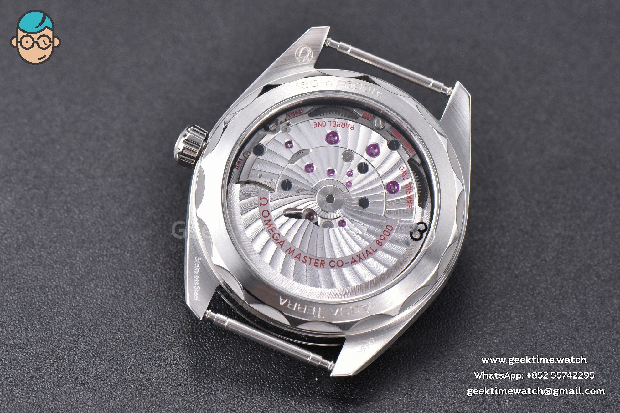Aqua Terra 150M Master Chronometers VSF 41mm schwarzes Zifferblatt grüner Zeiger Nylonarmband A8900 - Image 16