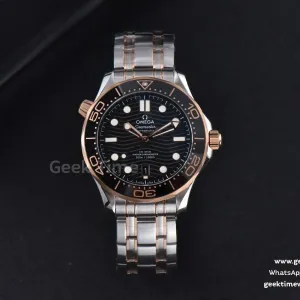 Seamaster Diver RG/SS 300M VSF 42mm schwarzes Zifferblatt RG/SS-Armband A8800