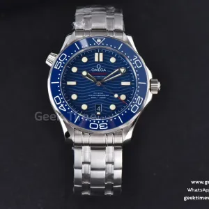 Seamaster Diver SS 300M VSF 42mm blaues Zifferblatt SS-Armband A8800