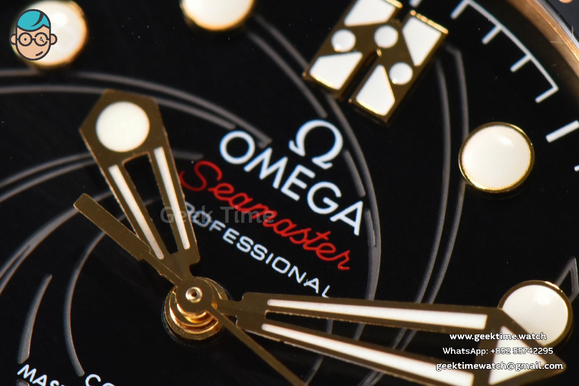 Seamaster Diver 007 YG/SS 300M VSF 42mm quadrante nero cinturino in caucciù A8800 - Image 6