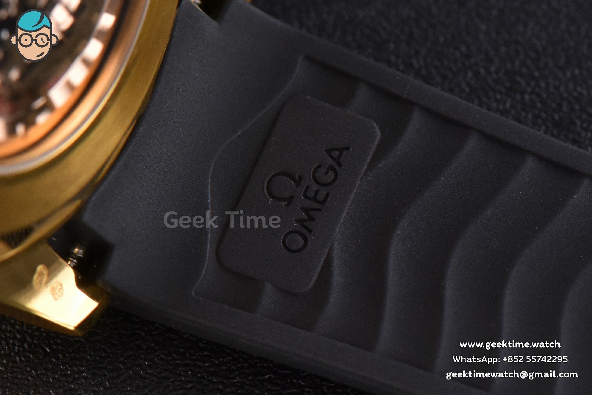 Seamaster Diver 007 YG/SS 300M VSF 42mm quadrante nero cinturino in caucciù A8800 - Image 28