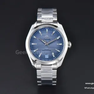 Aqua Terra 150m 41mm VSF quadrante blu Summer bracciale SS A8900
