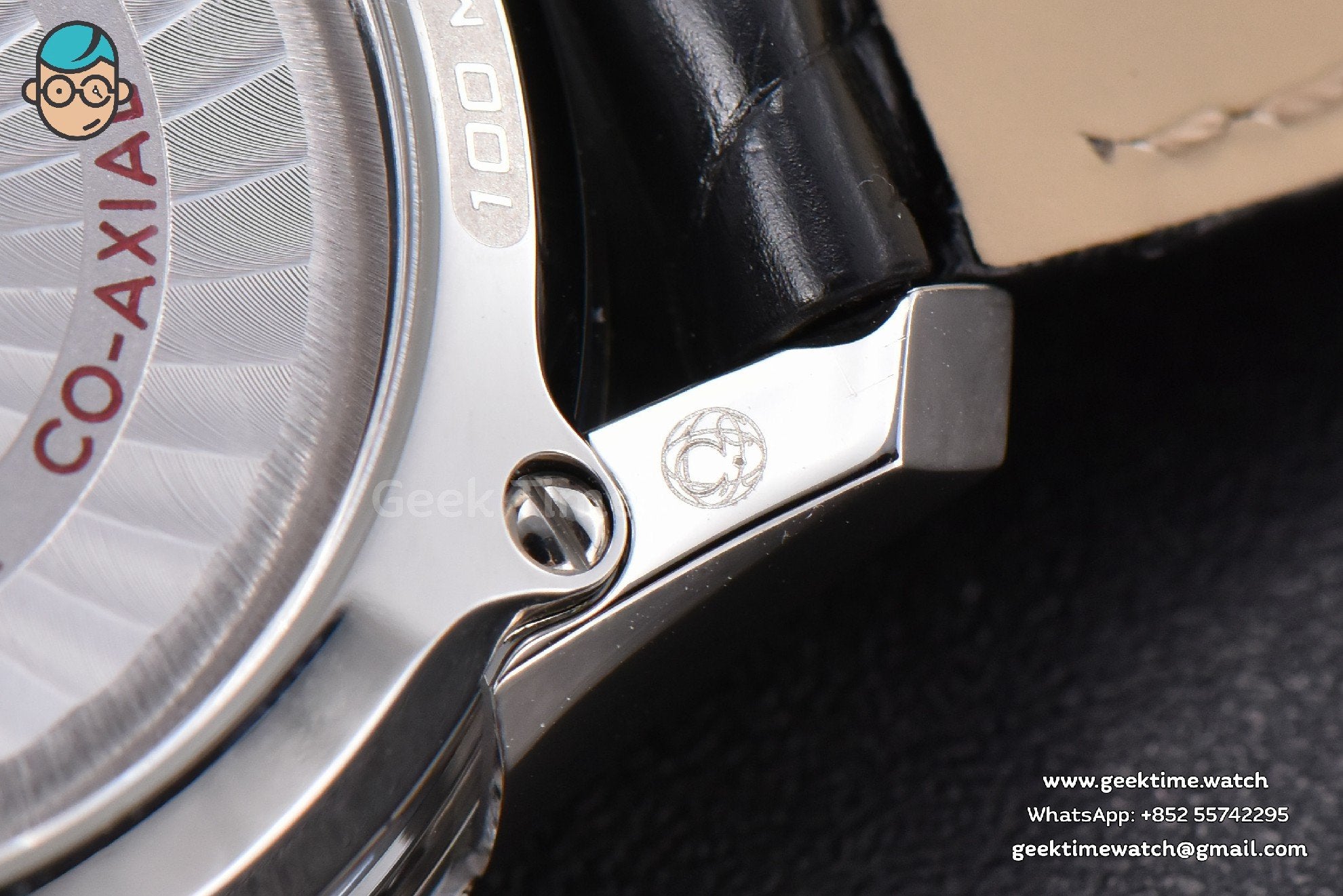 De Ville Hour Vision VSF 41mm Black/Silver Dial Black Croco Strap A8500 - Image 22
